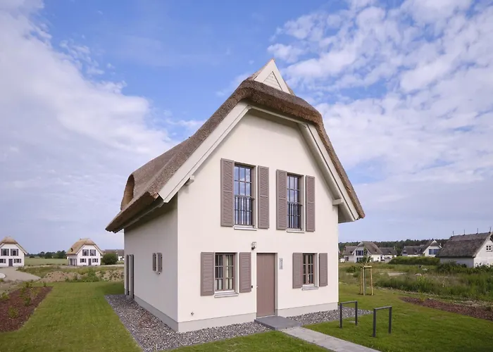 Reetland Am - Luxus Reetdachvilla Mit 3 Schlafzimmern, Sauna Und Kamin H18 * 드란스케